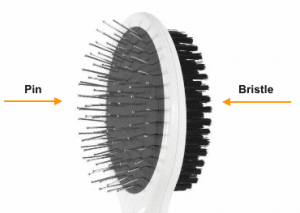 Pin and Bristle Brush